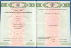Диплом училища 2010 в Новочеркасске